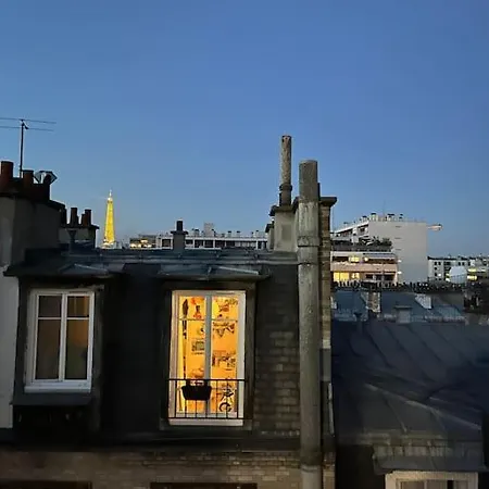 Charmante Petite Vue Sur Les Toits De Avec Ascenseur - Quartier Anime Et Proche Des Jeux Olympiques شقة *